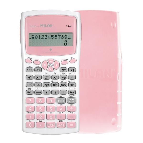 Calculadora Científica Milan M240/ Rosa