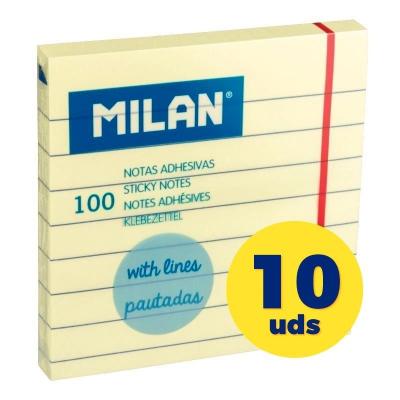 Caja de Notas Adhesivas Milan 4151PTL100/ 7.6 x 7.6cm/ 10