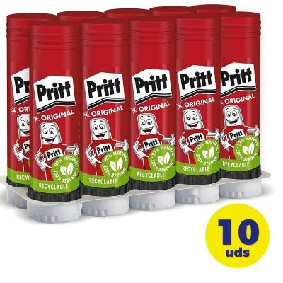 Caja de Pegamento en Barra Pritt/ 43g/ 10 unidades