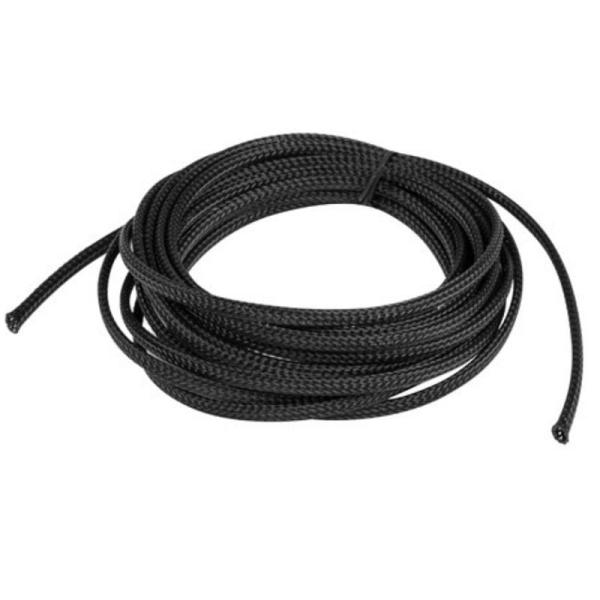 FUNDA PROTECTORA DE POLIESTER LANBERG ORG02-ES-B005-06 PARA GESTIÓN DE CABLES - PARA DIÁMETROS DE  3-9MM - 5M - COLOR NEGRO