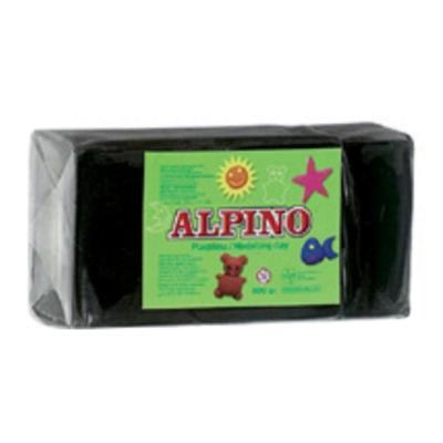 PLASTILINA ALPINO 150GRS NEGRA SIN GLUTEN