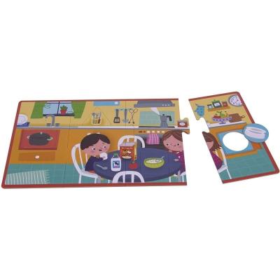 Pack 4 Puzles La Casa Apli Kids 17894