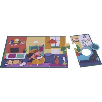 Pack 4 Puzles La Casa Apli Kids 17894