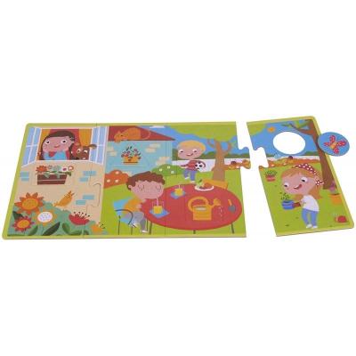 Pack 4 Puzles Las 4 Estaciones Apli Kids 17895