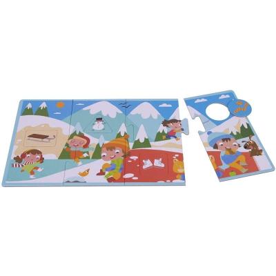 Pack 4 Puzles Las 4 Estaciones Apli Kids 17895