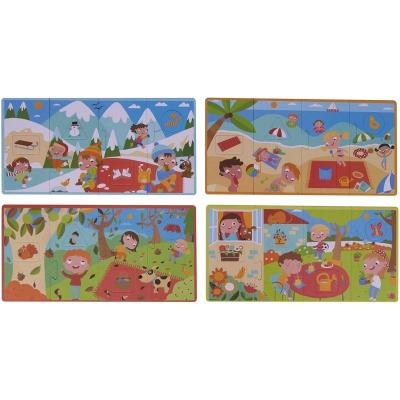 Pack 4 Puzles Las 4 Estaciones Apli Kids 17895