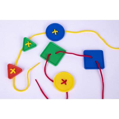 Juego de Botones Ensartables Apli Kids 17492/ 4 Cuerdas + 48