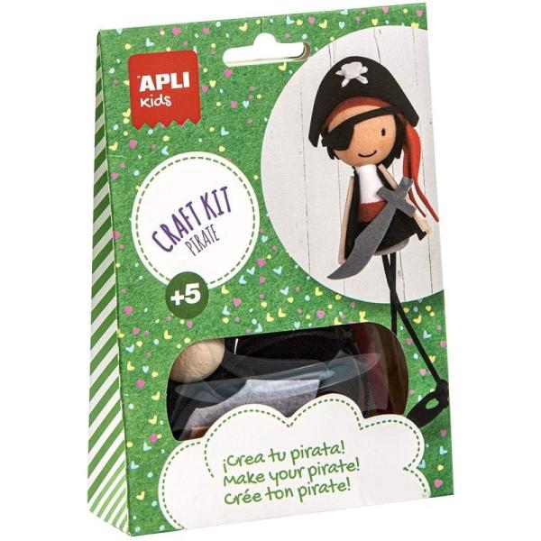 Manualidades Apli Kids Craft Kit Pirata 14087