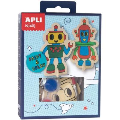 Kit Manualidades Apli Kids Robot 14712/ 2 Figuras/ 4 Botes