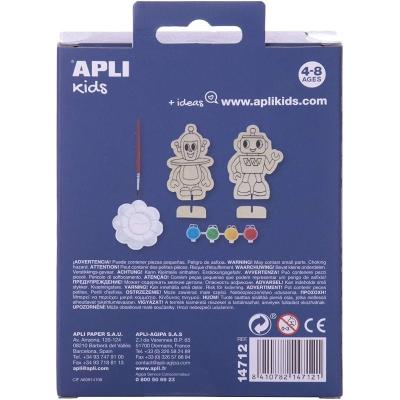 Kit Manualidades Apli Kids Robot 14712/ 2 Figuras/ 4 Botes