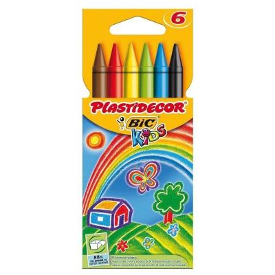 Ceras Plásticas Bic Kids Plastidecor 8757731/ 6 unidades