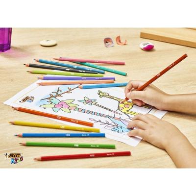 Lápices de Colores Bic Kids Tropicolors 2 835266/ 12 unidades