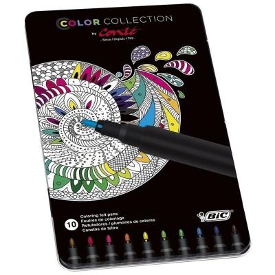 Rotuladores Bic Color Collection 942166/ 10 unidades