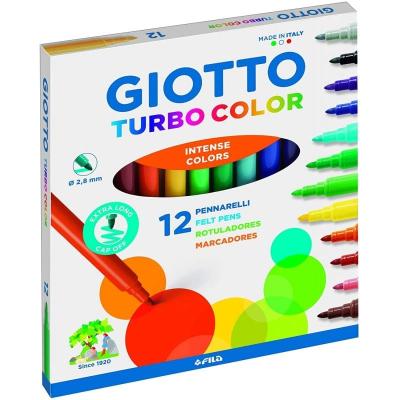 Rotuladores Giotto Turbo Color/ 12 unidades