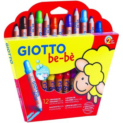 Pack 12 Lápices de Colores con Sacapuntas Giotto Be-Be 469700