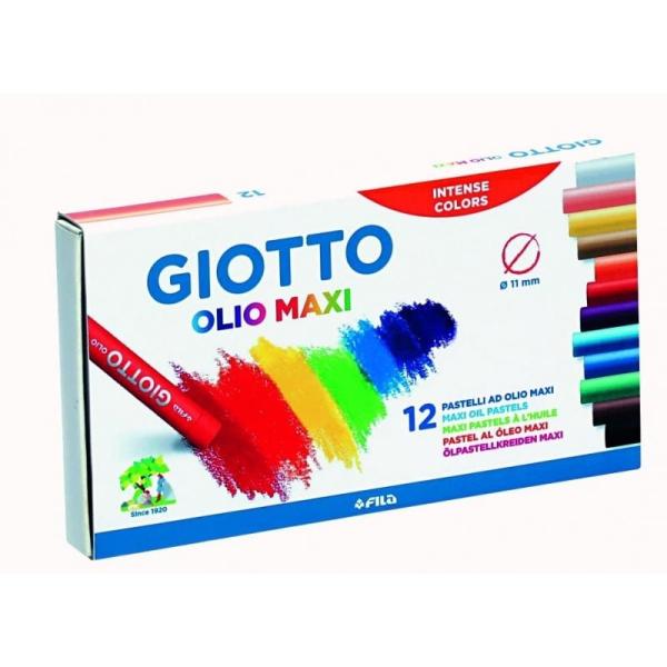 Estuche de Pastel al Oleo Giotto/ 12 unidades