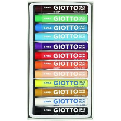 Estuche de Pastel al Oleo Giotto/ 12 unidades