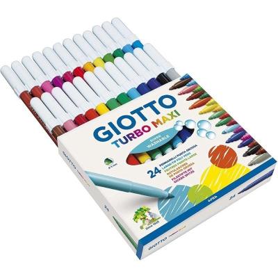 Rotuladores Giotto Turbo Maxi 455000/ 24 unidades/ Colores