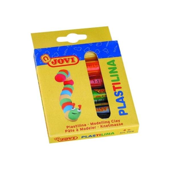 Estuche Plastilina Jovi 90/6/ 6 unidades/ 15g/ Colores Surtidos