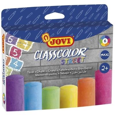 Tizas Jovi ClassColor Street 1030/ 6 unidades/ Colores Surtidos