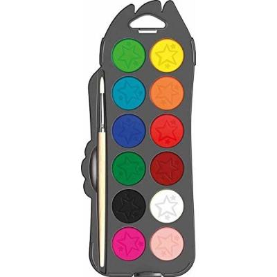 Kit Maped Color'Peps 811520/ Estuche 12 Acuarelas + Pincel