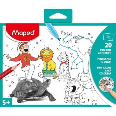 Mini Juegos Maped 831216 para Colorear/ 20 Láminas con