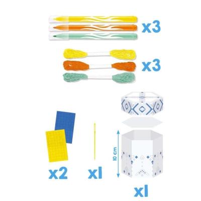 Kit Manualidades Maped Minibox Hilorama 907033/ 3 Rotuladores +