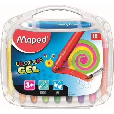 Lápices de Gel Maped Color'Peps 836310/ Acuarelables/ 10