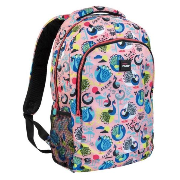 Mochila Milan Peacock Rosa/ Capacidad 21L