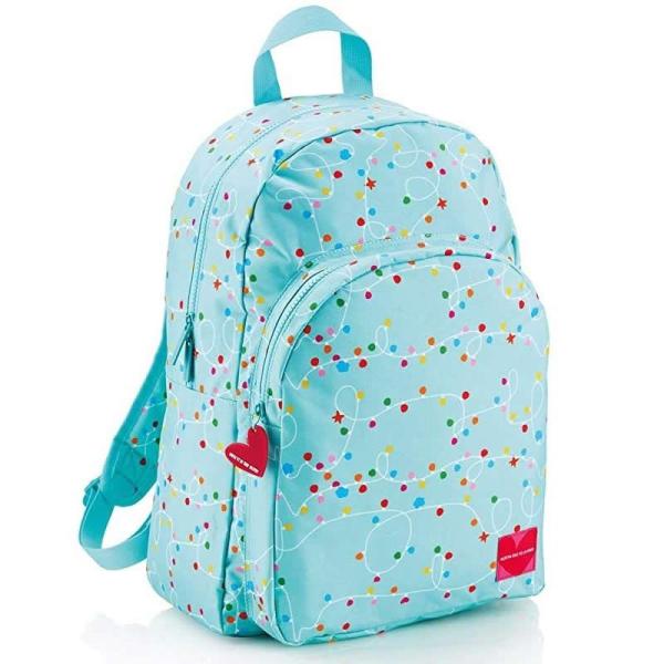 MOCHILA DOBLE COMPARTIMENTO MIQUEL RIUS 18625 AGATHA RUIZ DE LA PRADA LUCES - 300*420*140MM (20L) - TIRANTES ACOLCHADOS - ASA SU