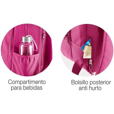 MOCHILA TRIPLE COMPARTIMENTO MIQUEL RIUS 18639 AGATHA RUIZ DE