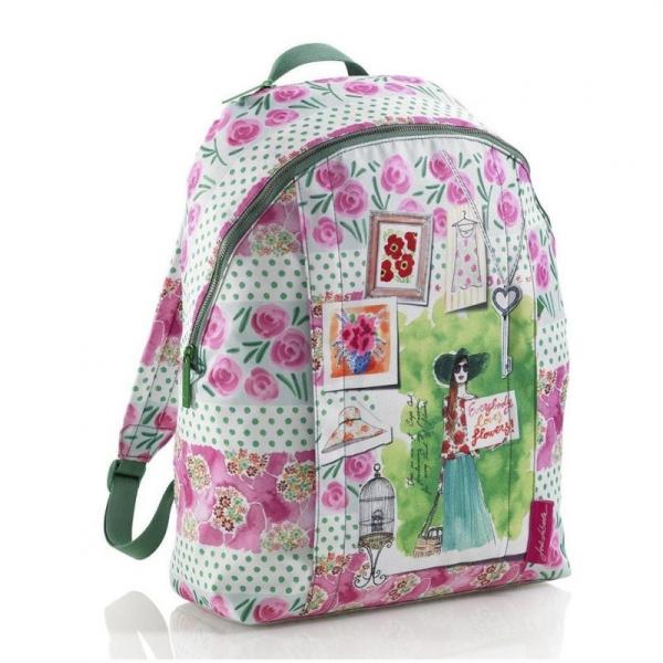 MOCHILA GRANDE FLOWERS SCH MIQUELRIUS 37836 - DISEÑO JORDI LABANDA