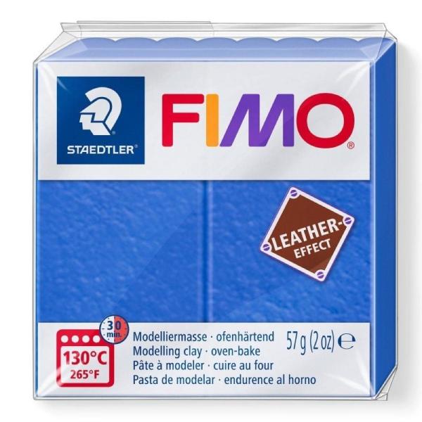 Caja de Pasta de Modelar de endurecimiento al Horno Staedtler FIMO Leather Effect/ 57g/ Índigo 6 unidades