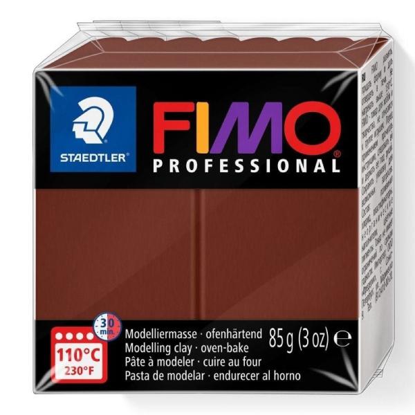 Pasta de Modelar de Secado al Horno Staedtler FIMO Professional/ 85g/ Chocolate