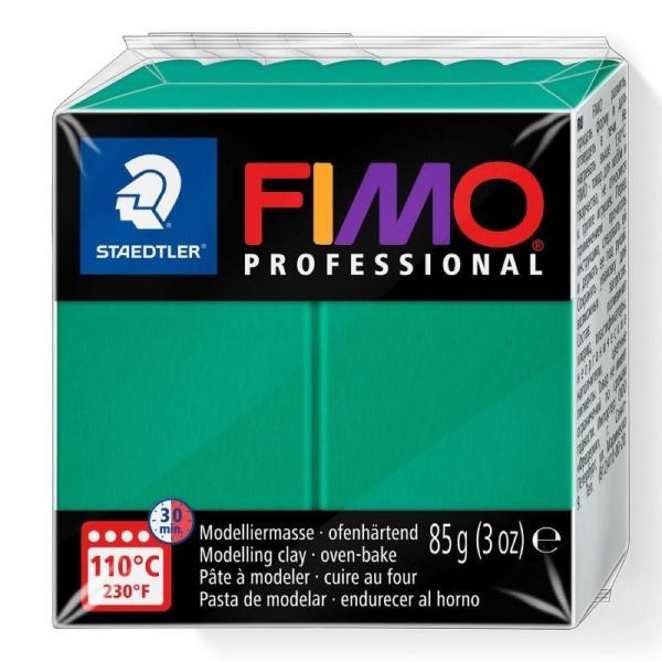 Pasta de Modelar de Secado al Horno Staedtler FIMO Professional/ 85g/ Verde Sólido