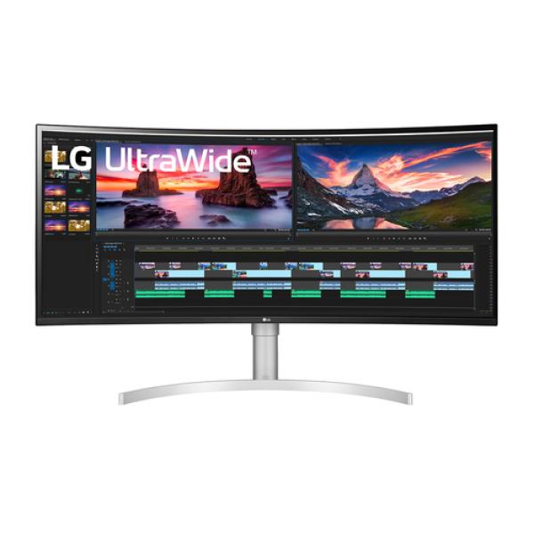 Monitor Profesional Ultrapanorámico LG 38WN95C-W 38'/ UWQHD/ Multimedia/ Blanco