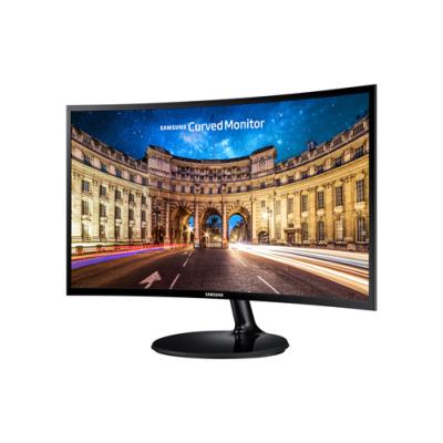 Monitor Curvo Samsung C24F390 23.5'/ Full HD/ Negro