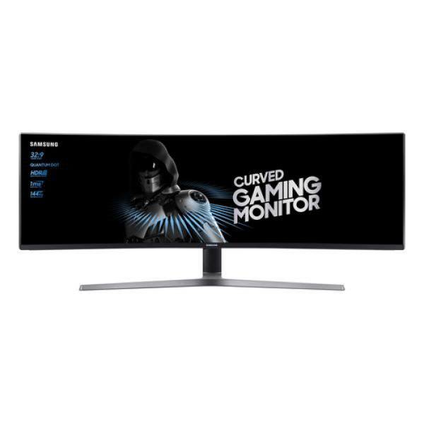 MONITOR GAMING CURVO PANORAMICO SAMSUNG C49HG90 - 49'/124.4CM VA 1800R - UHD 3840X1080 - 32:9 - 1MS - 350CD/M2 - DISPLAY PORT - 