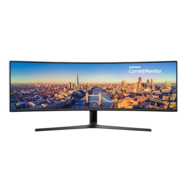 Monitor Profesional Ultrapanorámico Curvo Samsung C49J890DKR 48.9'/ Dual Full HD/ Multimedia/ Negro