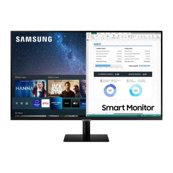 Monitor Inteligente Samsung Smart Monitor M7 S32AM700UR 32'/ 4K/ Smart TV/ Multimedia/ Negro