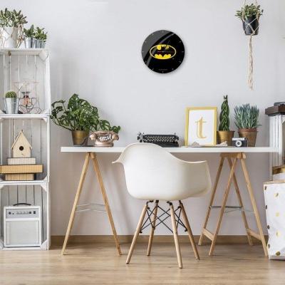 Reloj de Pared Brillo Batman 004/ Negro