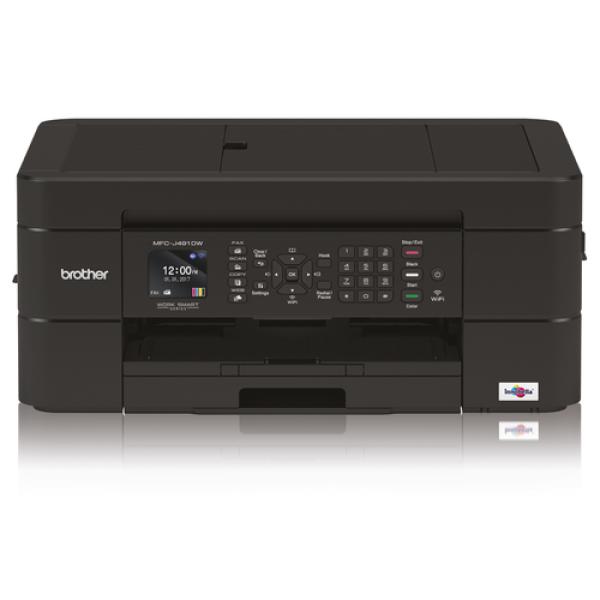 Multifunción Brother MFC-J491DW Wifi/ Fax/ Dúplex/ Negra