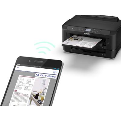 Impresora A3 Epson Workforce WF-7210DTW WiFi/ Dúplex/ Negra