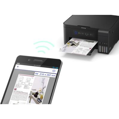 Multifunción Recargable Color Epson Ecotank ET-2700 WiFi/ Negra