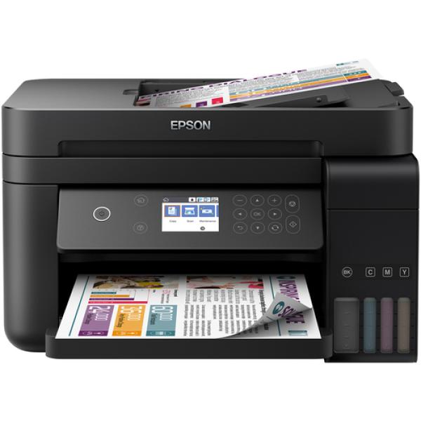 Multifunción Recargable Color Epson Ecotank ET-3750 WiFi/ Dúplex/ Negra