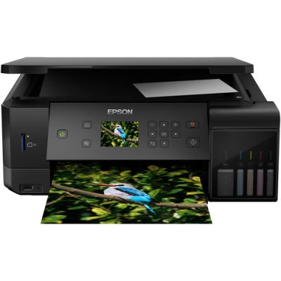 Multifunción Recargable Color Epson Ecotank ET-7700 WiFi/ Negra