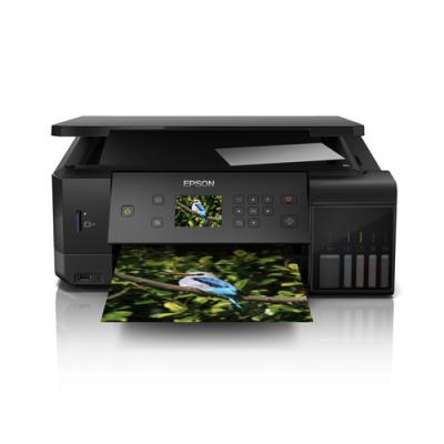 Multifunción Recargable Color Epson Ecotank ET-7700 WiFi/ Negra