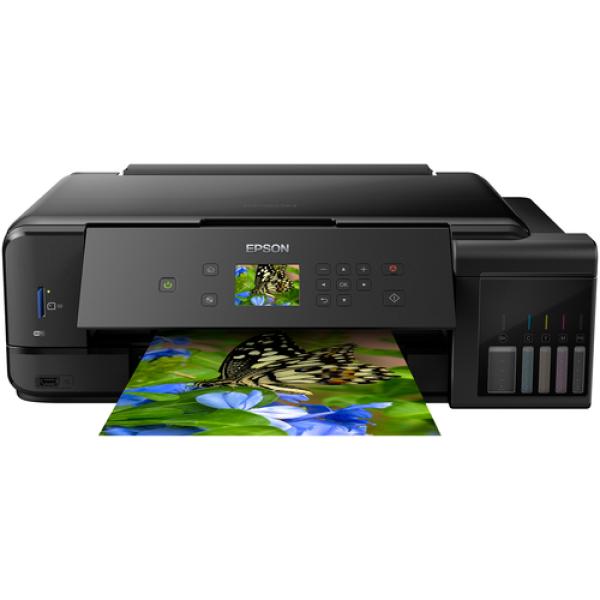 Multifunción A3 Recargable Color Epson Ecotank ET-7750 WiFi/ Dúplex/ Negra