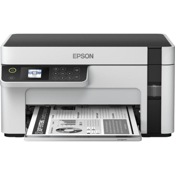 Multifunción Recargable Monocromo Epson Ecotank ET-M2120 WiFi/ Blanca