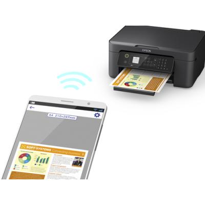 Multifunción Epson Workforce WF-2810DWF WiFi/ Fax/ Dúplex/ Negra